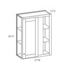 ROCKINGHAM Ready to Assemble 27 in. W x 36 in. H x 12 in. D Plywood Blind Wall Corner Cabinet in Painted Stratus | Kunal Kitchens