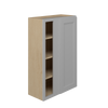 ROCKINGHAM Ready to Assemble 27 in. W x 42 in. H x 12 in. D Plywood Blind Wall Corner Cabinet in Painted Stratus | Kunal Kitchens