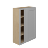 ROCKINGHAM Ready to Assemble 30 in. W x 42 in. H x 12 in. D Plywood Blind Wall Corner Cabinet in Painted Stratus | Kunal Kitchens