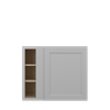 ROCKINGHAM Ready to Assemble 36 in. W x 30 in. H x 12 in. D Plywood Blind Wall Corner Cabinet in Painted Stratus | Kunal Kitchens