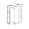 ROCKINGHAM Ready to Assemble 36 in. W x 36 in. H x 12 in. D Plywood Blind Wall Corner Cabinet in Painted Stratus | Kunal Kitchens