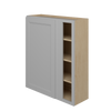 ROCKINGHAM Ready to Assemble 36 in. W x 42 in. H x 12 in. D Plywood Blind Wall Corner Cabinet in Painted Stratus | Kunal Kitchens
