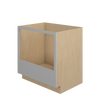 ROCKINGHAM Ready to Assemble 33 in. W x 34.5 in. H x 24 in. D Plywood Oven Base Cabinet in Painted Stratus | Kunal Kitchens