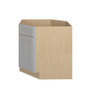 ROCKINGHAM Ready to Assemble 36 in. W x 34.5 in. H x 24 in. D Plywood Sink Diagonal Corner Base Cabinet in Painted Stratus | Kunal Kitchens
