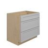 ROCKINGHAM Ready to Assemble 36 in. W x 34.5 in. H x 24 in. D Plywood Drawer Base Cabinet in Painted Stratus | Kunal Kitchens