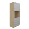 ROCKINGHAM Ready to Assemble 33 in. W x 90 in. H x 24 in. D Plywood Oven Tall Cabinet in Painted Stratus | Kunal Kitchens