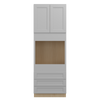 ROCKINGHAM Ready to Assemble 33 in. W x 96 in. H x 24 in. D Plywood Oven Tall Cabinet in Painted Stratus | Kunal Kitchens