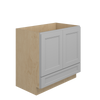 ROCKINGHAM Ready to Assemble 36 in. W x 34.5 in. H x 21 in. D Plywood Vanity Cabinet w/Bottom Drawer in Painted Stratus | Kunal Kitchens