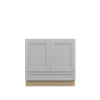 ROCKINGHAM Ready to Assemble 36 in. W x 34.5 in. H x 21 in. D Plywood Vanity Cabinet w/Bottom Drawer in Painted Stratus | Kunal Kitchens
