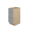ROCKINGHAM Ready to Assemble 15 in. W x 34.5 in. H x 21 in. D Plywood Drawer Vanity Cabinet in Painted Stratus | Kunal Kitchens