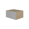 ROCKINGHAM Ready to Assemble 30 in. W x 15 in. H x 24 in. D Plywood Wall Cabinet in Painted Stratus | Kunal Kitchens