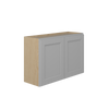 ROCKINGHAM Ready to Assemble 36 in. W x 24 in. H x 12 in. D Plywood Wall Cabinet in Painted Stratus | Kunal Kitchens