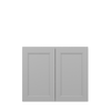ROCKINGHAM Ready to Assemble 36 in. W x 30 in. H x 12 in. D Plywood Wall Cabinet in Painted Stratus | Kunal Kitchens