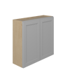 ROCKINGHAM Ready to Assemble 39 in. W x 36 in. H x 12 in. D Plywood Wall Cabinet in Painted Stratus | Kunal Kitchens