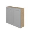 ROCKINGHAM Ready to Assemble 42 in. W x 36 in. H x 12 in. D Plywood Wall Cabinet in Painted Stratus | Kunal Kitchens