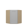ROCKINGHAM Ready to Assemble 27 in. W x 30 in. H x 15 in. D Plywood Diagonal Corner Wall Cabinet in Painted Stratus | Kunal Kitchens