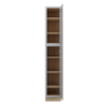 ROCKINGHAM Assembled 15 in. W x 90 in. H x 24 in. D Plywood Tall Cabinet w/(3) Roll-out Trays in Painted Stratus | Kunal Kitchens