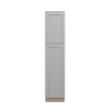 ROCKINGHAM Assembled 18 in. W x 84 in. H x 24 in. D Plywood Tall Cabinet w/(1) Roll-out Tray in Painted Stratus | Kunal Kitchens