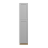 ROCKINGHAM Assembled 18 in. W x 90 in. H x 24 in. D Plywood Tall Cabinet w/(2) Roll-out Trays in Painted Stratus | Kunal Kitchens