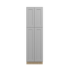 ROCKINGHAM Assembled 24 in. W x 84 in. H x 24 in. D Plywood Tall Cabinet w/(1) Roll-out Tray in Painted Stratus | Kunal Kitchens