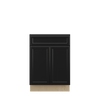 BELLE HAVEN Assembled 24 in. W x 34.5 in. H x 24 in. D Plywood Base Cabinet in Driftwood | Kunal Kitchens