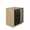 BELLE HAVEN Assembled 27 in. W x 34.5 in. H x 24 in. D Plywood Blind Base Corner Cabinet Right in Driftwood | Kunal Kitchens