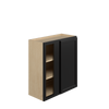 BELLE HAVEN Assembled 27 in. W x 30 in. H x 12 in. D Plywood Blind Wall Corner Cabinet in Driftwood | Kunal Kitchens