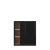 BELLE HAVEN Assembled 27 in. W x 30 in. H x 12 in. D Plywood Blind Wall Corner Cabinet in Driftwood | Kunal Kitchens