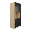 BELLE HAVEN Assembled 33 in. W x 90 in. H x 24 in. D Plywood Oven Tall Cabinet in Driftwood | Kunal Kitchens