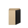 BELLE HAVEN Assembled 27 in. W x 30 in. H x 15 in. D Plywood Diagonal Corner Wall Cabinet in Driftwood | Kunal Kitchens