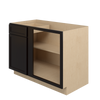 BELLE HAVEN Assembled 45 in. W x 34.5 in. H x 24 in. D Plywood Blind Base Corner Cabinet Right in Driftwood | Kunal Kitchens