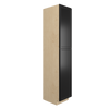 BELLE HAVEN Assembled 18 in. W x 96 in. H x 24 in. D Plywood Tall Cabinet w/(4) Roll-out Trays in Driftwood | Kunal Kitchens