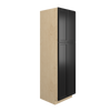 BELLE HAVEN Assembled 24 in. W x 84 in. H x 24 in. D Plywood Tall Cabinet w/(3) Roll-out Trays in Driftwood | Kunal Kitchens
