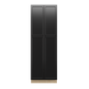 BELLE HAVEN Assembled 30 in. W x 90 in. H x 24 in. D Plywood Tall Cabinet w/(1) Roll-out Tray in Driftwood | Kunal Kitchens