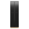 BELLE HAVEN Assembled 30 in. W x 96 in. H x 24 in. D Plywood Tall Cabinet w/(2) Roll-out Trays in Driftwood | Kunal Kitchens