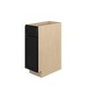 BELLE HAVEN Ready to Assemble 12 in. W x 34.5 in. H x 24 in. D Plywood Base Cabinet w/(1) Roll-out Tray in Driftwood | Kunal Kitchens