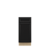 BELLE HAVEN Ready to Assemble 15 in. W x 34.5 in. H x 24 in. D Plywood Base Cabinet in Driftwood | Kunal Kitchens