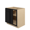 BELLE HAVEN Ready to Assemble 33 in. W x 34.5 in. H x 24 in. D Plywood Blind Base Corner Cabinet Right in Driftwood | Kunal Kitchens