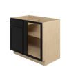 BELLE HAVEN Ready to Assemble 39 in. W x 34.5 in. H x 24 in. D Plywood Blind Base Corner Cabinet Right in Driftwood | Kunal Kitchens