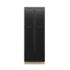 BELLE HAVEN Ready to Assemble 30 in. W x 84 in. H x 24 in. D Plywood Tall Cabinet w/(2) Roll-out Trays in Driftwood | Kunal Kitchens