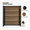 BELLE HAVEN Ready to Assemble 24 in. W x 30 in. H x 12 in. D Plywood Wall Cabinet in Driftwood | Kunal Kitchens