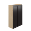 BELLE HAVEN Ready to Assemble 27 in. W x 42 in. H x 12 in. D Plywood Wall Cabinet in Driftwood | Kunal Kitchens