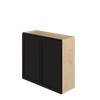 BELLE HAVEN Ready to Assemble 33 in. W x 30 in. H x 12 in. D Plywood Wall Cabinet in Driftwood | Kunal Kitchens