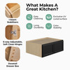 BELLE HAVEN Ready to Assemble 36 in. W x 18 in. H x 24 in. D Plywood Wall Cabinet in Driftwood | Kunal Kitchens