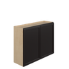 BELLE HAVEN Ready to Assemble 39 in. W x 30 in. H x 12 in. D Plywood Wall Cabinet in Driftwood | Kunal Kitchens