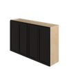 BELLE HAVEN Ready to Assemble 48 in. W x 30 in. H x 12 in. D Plywood Wall Cabinet in Driftwood | Kunal Kitchens