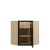 BELLE HAVEN Ready to Assemble 27 in. W x 30 in. H x 15 in. D Plywood Diagonal Corner Wall Cabinet in Driftwood | Kunal Kitchens