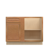 GLOUCESTER Assembled 45 in. W x 34.5 in. H x 24 in. D Plywood Blind Base Corner Cabinet Right in Toffee | Kunal Kitchens