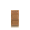 GLOUCESTER Assembled 15 in. W x 34.5 in. H x 24 in. D Plywood Drawer Base Cabinet in Toffee | Kunal Kitchens