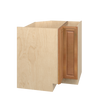 GLOUCESTER Assembled 33 in. W x 34.5 in. H x 24 in. D Plywood Lazy Susan Base Corner Cabinet Right in Toffee | Kunal Kitchens